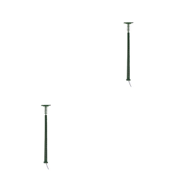 Cateissary Modelo de lámpara ferroviaria Micro-Paisaje Mini-Tamaño LED Metal Farola Escalera Farolas Accesorios de arquitectónica Type2 NO2