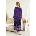 thumbnail image 5 of Ekouaer Women's Long Nightgown Botton Down Sleep Dress Soft Nightshirt Sleepwear Lounge Dresses, 5 of 5