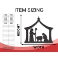 thumbnail image 3 of Metal Nativity Scene | Metal Christmas Nativity Scene | 15 Color Options 46, 3 of 6
