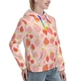 thumbnail image 6 of Kdxio Strawberry Print Womens Oversized Hoodies Sweatshirts Hooded Pullover Tops Sweaters Casual-Medium, 6 of 7