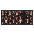 thumbnail image 4 of FUIALDOLG Toddler Wallet Christmas Reindeer Theme Slim Trifold Card Wallet for Sports, Polyester Compact Children's Wallet, 4 of 6