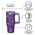 thumbnail image 3 of Spooky Halloween 30oz Tumbler with Handle and Straw Lid – Pumpkin Gift Travel Coffee Mug – Insulated Cup, 3 of 5