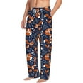 thumbnail image 5 of Cauagu Cute Foxes Mens Pajama Pants Sleep & Lounge Pants,PJ Bottoms with Pockets-Small, 5 of 7