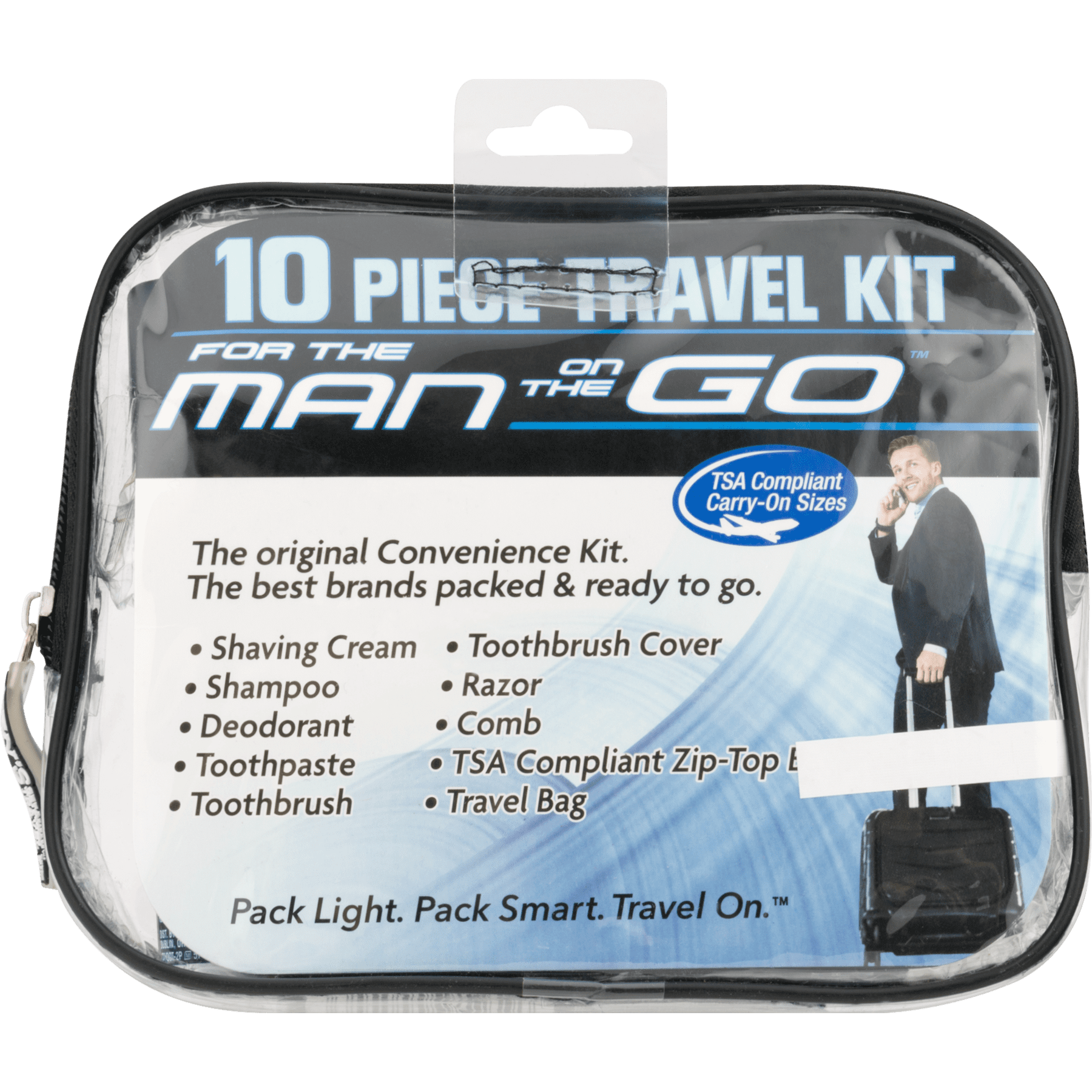 Man on the Go Men's Get Away Travel Kit, 10 pc - Algeria