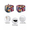 thumbnail image 2 of Fsddascl Blue Pink Rhombus Toaster Cover 2 Slice, Small Kitchen Appliance Covers, Abstract Geometric Artwork Toaster Oven Cover with Loop, Bread Machine Cover Polyester Dust Cover Protection, 2 of 5