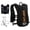 NO2-Black, variant on Running Vest Women Men Adjustable Running Hydration Vest 1.5L Water Bladder Lightweight Reflective Hydration Backpack for Marathon Jogging