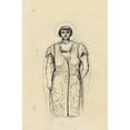 thumbnail image 3 of Karl Wiener 13x18 Black Modern Framed Museum Art Print Titled - Without Title (Female Figure) II, 3 of 5