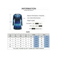 thumbnail image 4 of Gvmfive Women Casual Floral Long Sleeve Loose Midi Dress, 4 of 4