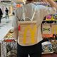 thumbnail image 2 of Bolso De Estilo De McDonald'S Divertido Gran Capacidad Bolsa De Embalaje De Dibujos Animados Lindo Eco Versión Global Mochila Escolar Estudiante Gao Jiahui unisex, 2 of 2