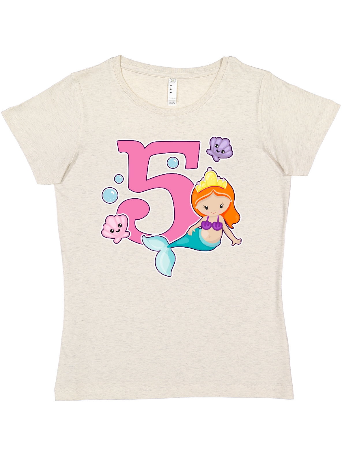 T-Shirt Female Retro Heather Natural 