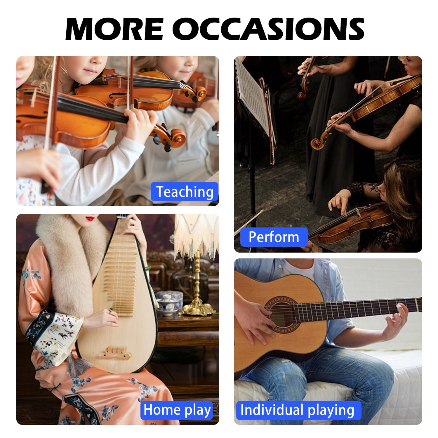 2.4G Wireless Cello Guitar Microphone System Clip On Instrument Receiver Transmitter 50 Meters Interview Meeting Lecture