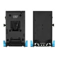 thumbnail image 2 of Andoer V Mount V-lock Battery Plate Adapter with 15mm Dual, 2 of 8