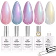 thumbnail image 1 of Set de esmaltes en gel para decoración de uñas Beetles Pearl con purpurina, 5 unidades, 1 of 7