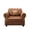 Brown, variant on AENKYO 41.3" Faux Leather Chesterfield Chair, Mid-Century Tufted Accent Armchair with Nailhead Trim & Pillow, Brown