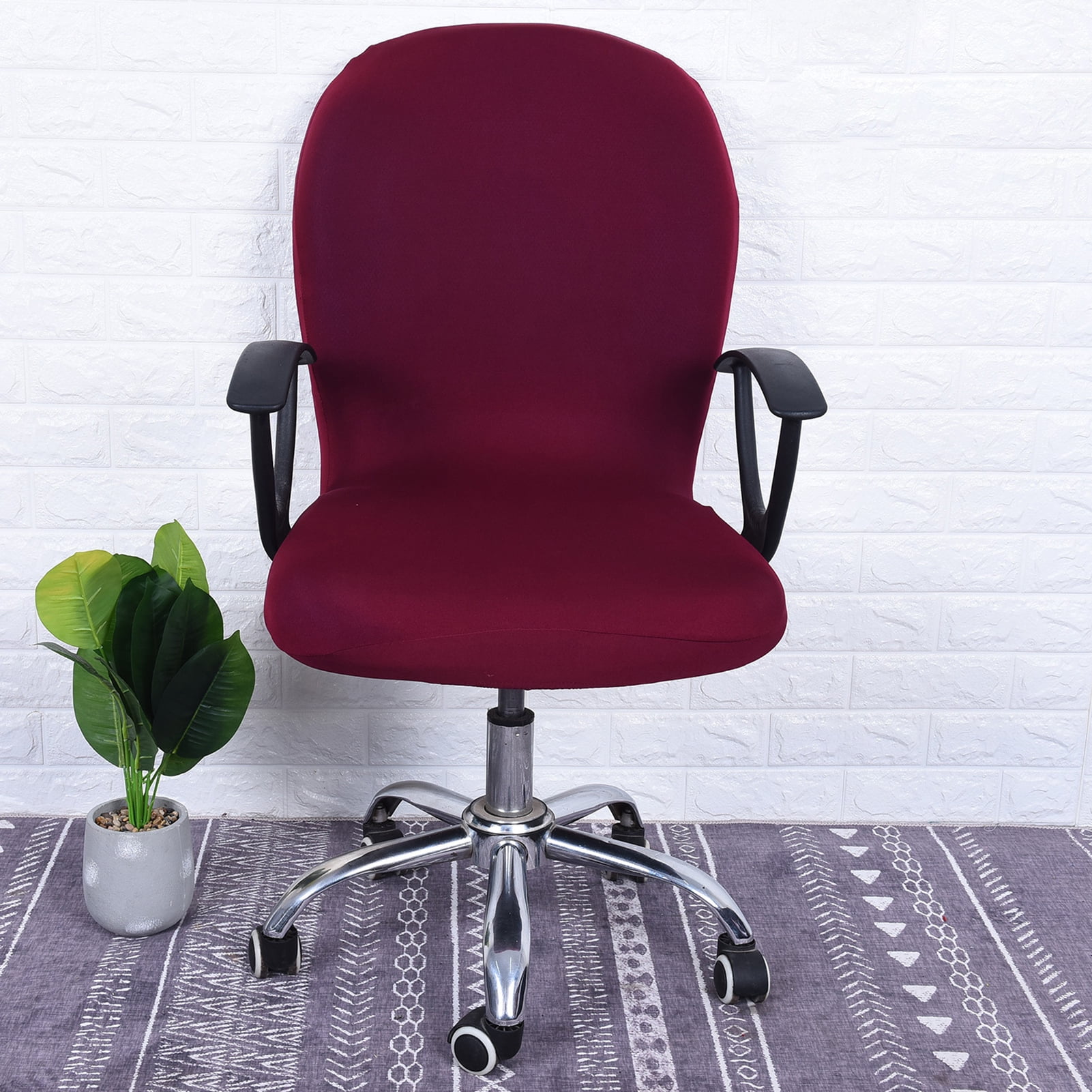 Swivel Chair Cover Stretchable Removable Computer Office Washable