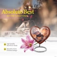 thumbnail image 6 of SABURIAL Bike Little Human Cremation Urns for Ashes Adult Female - Mini Burial Urn for Male Dad - Keepsake Funeral Urns for Adult Ashes Women - 3 Inch, 6 of 7