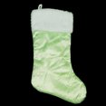 thumbnail image 3 of Northlight 20" Mint Green Iridescent Glittered Snowflake Christmas Stocking, 3 of 3