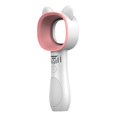 thumbnail image 3 of Ventilador portátil de mano, ventilador personal de refrigeración, adorable ventilador con forma de gato, recargable por USB Blanco, 3 of 9