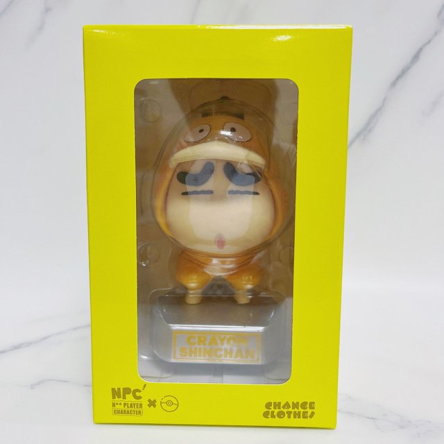 Figura de pato accesible Crayon Shin-chan de celebridades de Internet, muñeco pequeño bonito, decoración, regalo, adornos para coche