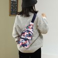 thumbnail image 4 of Bolso Pecho Mujer Crossbody Moda Bolso Cintura Bolsillo (Ginkgo Leaf), 4 of 6