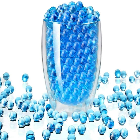 ACDANC Floral Water Pearls Gel Soil Water Crystal Beads Jelly Water Pearl Vase Filler, 20000 Packs (Blue)