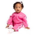thumbnail image 2 of Wonder Nation Baby Girls Long Sleeve Full-Zip Tracksuit, 2 Piece, Sizes 0/3M-24M, 2 of 8