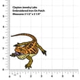 thumbnail image 3 of Bearded Dragon Embroidered Iron-on Patch | Clayton Jewelry Labs, 3 of 4