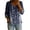 Navy, variant on Tops for Women Trendy Gsakboxl Retro Art Full Print Bubble Wrinkled Long Sleeve Button Down Shirt Casual Breathable Literary Style Blouse Loose Fashion Top for Multi-Season Daily Wear Summer Tops