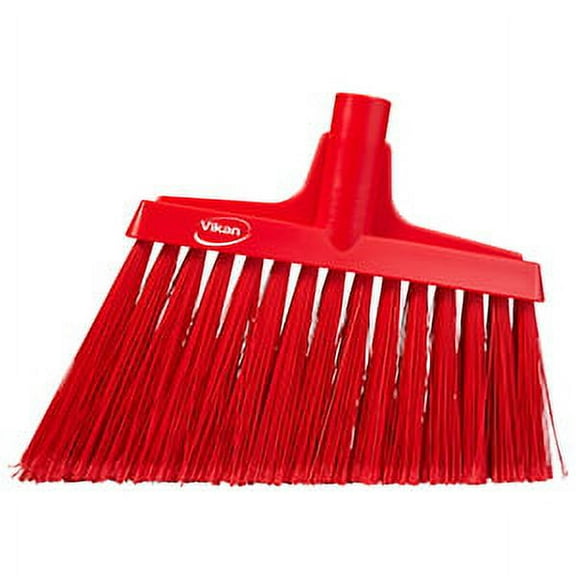 Vikan Split Bristle Angle Head Broom - Red (3 Units)