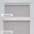 thumbnail image 4 of Linen Avenue Cordless Coastal Blackout Standard Roller Shade– UV Protection, Room Darkening Window Covering for Home & Office –Silver Shells 25 W X 66 H (Arrives 1/4" Narrower), 4 of 9