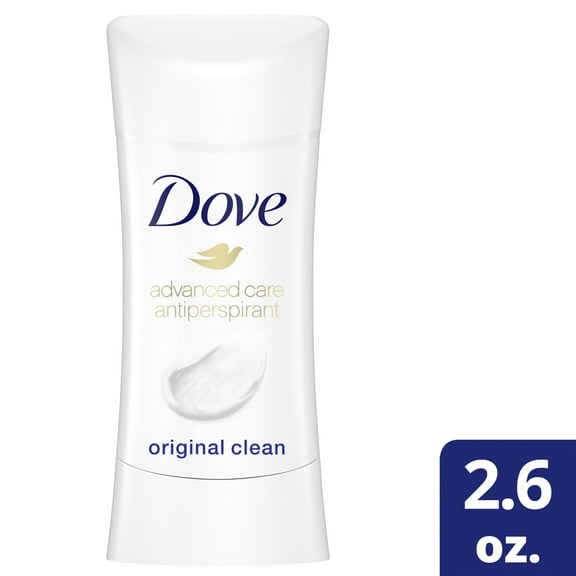 Dove Antiperspirant Deodorant Moisturizes Underarm, Original Clean, 2.6oz