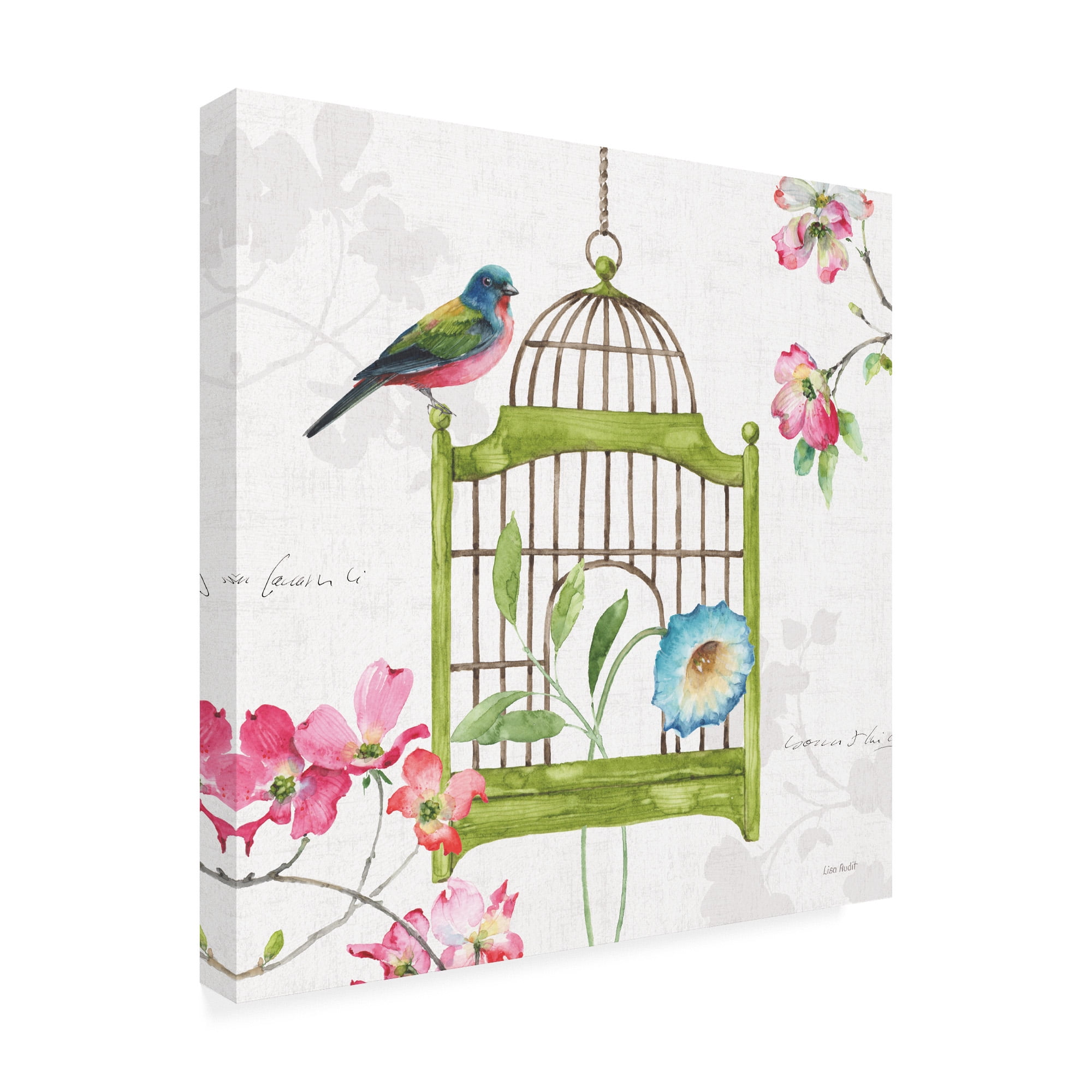 Trademark Fine Art 'Dogwood Garden V' Canvas Art by Lisa Audit