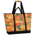 thumbnail image 2 of Large Hand-held Ice Pack Picnic Bag Insulation and Refrigeration Suitable for Shopping Picnics and Camping Mandarin Orange, 2 of 8