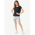 thumbnail image 5 of Sofia Active by Sofia Vergara Women's Shadow Stripe T-Shirt, 5 of 6