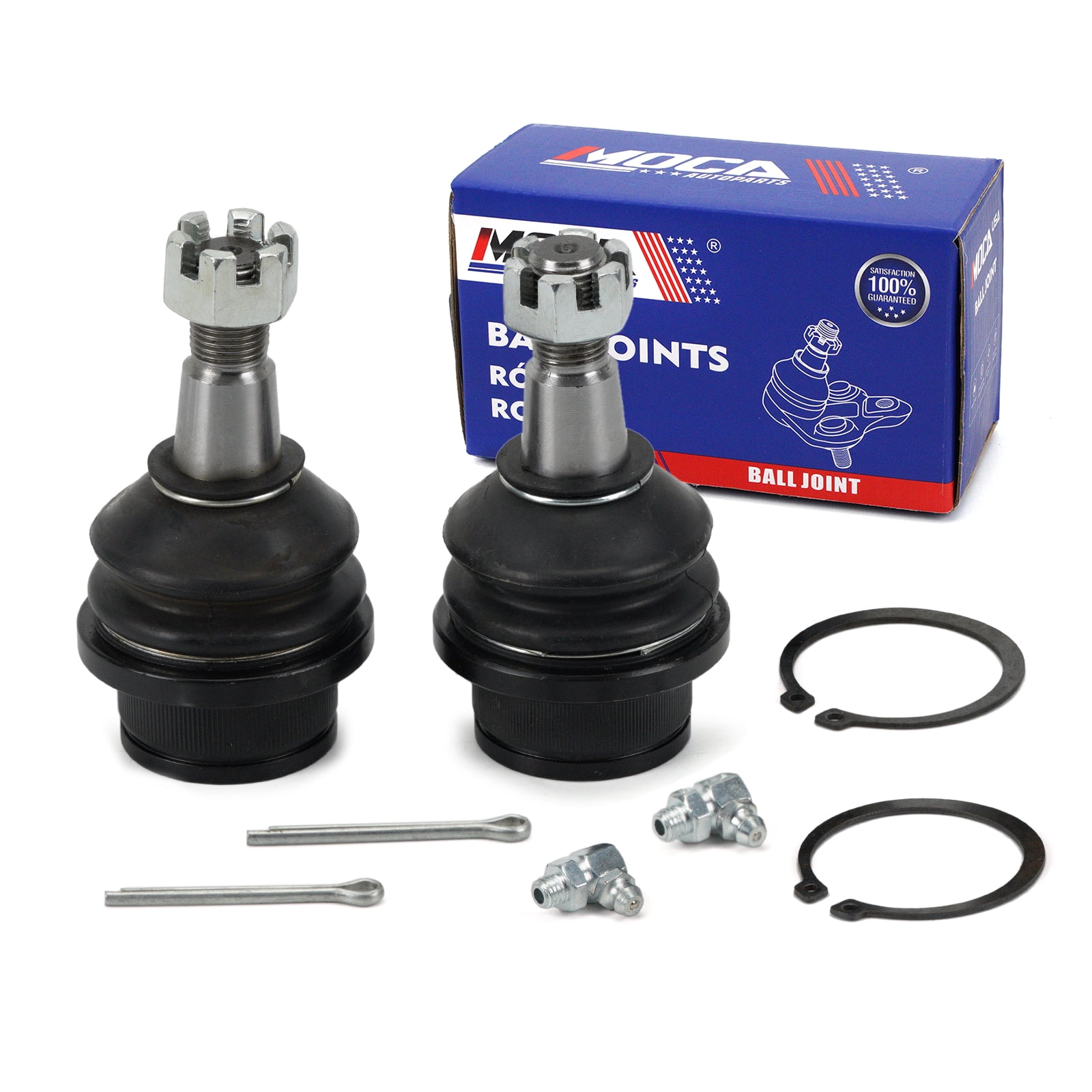 MOCA AUTOPARTS 4x Front Upper & Lower Ball Joints Fit for 2002-2006 Cadillac Escalade & 1999-2002 Chevrolet Silverado 1500 & 2001-2006 Chevrolet Tahoe