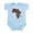 Sky Blue, variant on CafePress - Ethnic African Tapestry Infant Bodysuit - Baby Light Bodysuit, Size Newborn - 24 Months