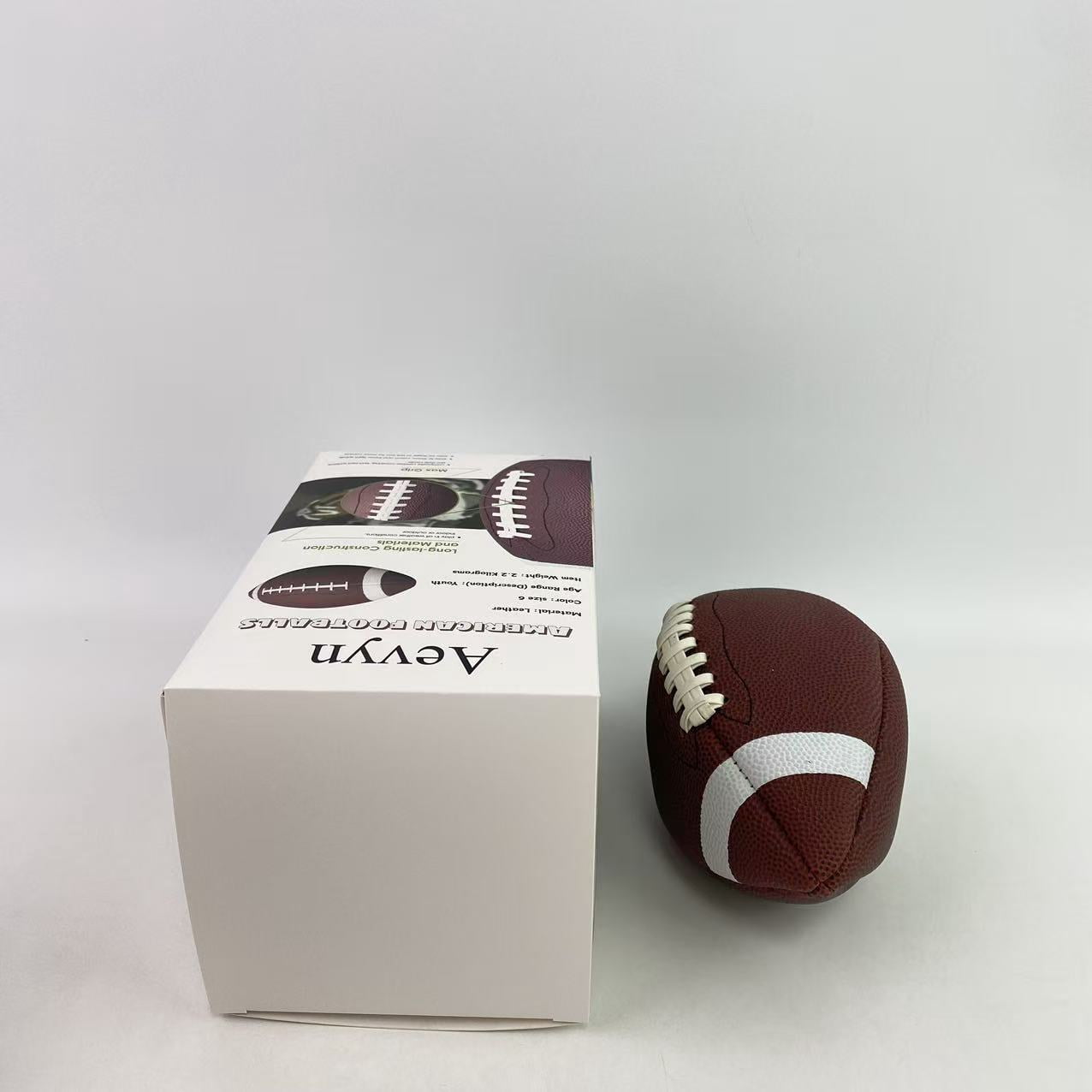 Aevyn American footballs,Footballs Inflatable with Pump for Youth, Junior, Adult, Regulation Size Football, American Football, Composite Leather Foot Ball