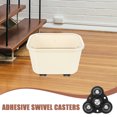 thumbnail image 4 of 4pcs Caster Wheel 4-ball Storage Case Caster Self-adhesive Storage Bin Caster, 4 of 9