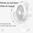 thumbnail image 3 of Ventilador de Carga USB para Dormitorio, Mesita de Noche y Oficina. Mini Ventilador Portátil de Carga para Exteriores B, 3 of 5