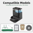 thumbnail image 4 of Accessories Kit for iRobot Roomba Plus 405 Combo/505 Combo Robot Vacuum Cleaner, Replacement Parts include 2 Main Brushes, 6 Side Brushes, 6 Dust Bags, 6 Mop Pads, 4 Filters and 1 Cleaning Tool, 4 of 6