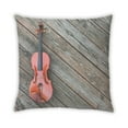 thumbnail image 2 of Ahgly Company Coussin d'Intérieur Violon Musical, 18 Pouces par 18 Pouces, 2 of 6
