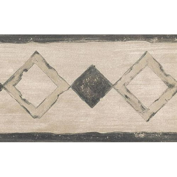 877907 Geometric Architectural Wallpaper Border - Walmart.com - Walmart.com