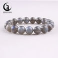 thumbnail image 5 of Zhe Ying Natural Labradorite Beads Bracelet Healing Energy Gemstone Stretch Men Women Bracelets Surprise Jewelry Gift, 5 of 6