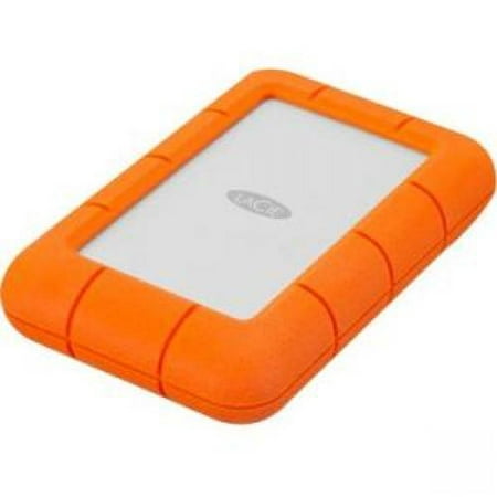 LaCie (LAC9000633) Rugged Mini 4TB External Hard Drive Portable HDD – USB 3.0 USB 2.0 Compatible, Drop Shock Dust Rain Resistant Shuttle Drive, For Mac And PC Computer Desktop and Laptop