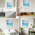 thumbnail image 7 of Canvas Wall Art, Ocean Blue Framed Canvas Prints for Bedroom Bathroom, Beach Nature Coast Sea Shore Sky Seawater Gallery Wrapped Wall Decor for Home Office, Gifts, 11"x14" Ship Next Day, 7 of 7