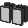thumbnail image 1 of 4 Pack LV-H128 Replacement Filter Compatible with LEVOIT LV-H128 / PUURVSAS (HM669A) / ROVACS (RV60) Air Purifier, 3-in-1 HEPA and Activated Carbon Filters, Replace Part #LV-H128-RF, 1 of 9