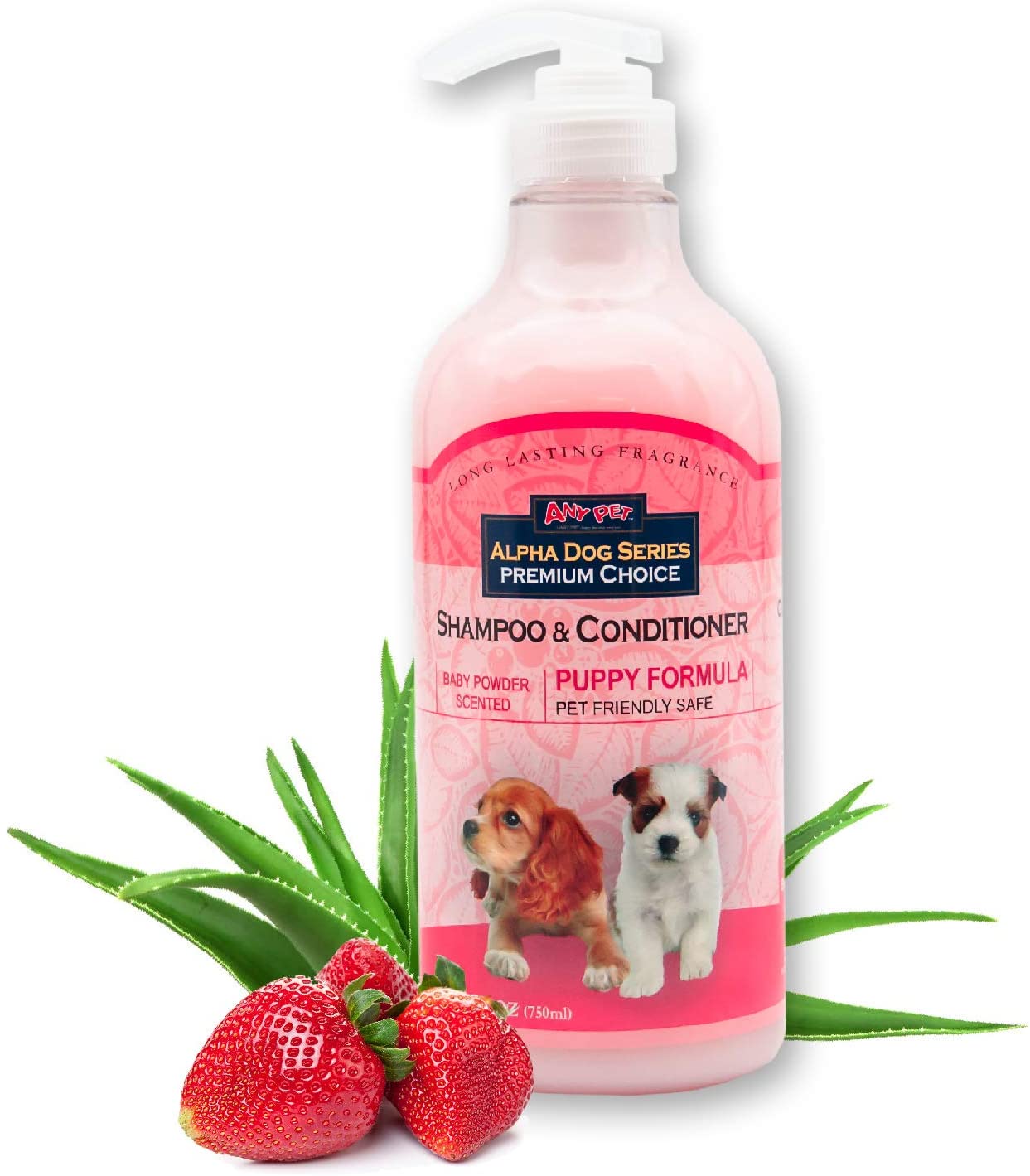 Puppy Grooming Natural Dog Shampoo and Conditioner with Aloe Vera, pH