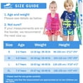 thumbnail image 6 of Kids Swim Vest Life Jacket - Boys Girls Float Swimsuit Buoyancy Swimwear 30 to 50 lbs, Blue, 6 of 6