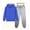Blue, variant on NEBWOAK Boys 2 Piece Sweatsuit Set Blue Pullover Hoodie and Jogger Sweatpants for Kids Casual Activewear,Size 14-15 T