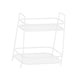 thumbnail image 4 of Estante de especias de 2 niveles, independiente, para gabinete de cocina y encimera de baño Blanco, 4 of 9